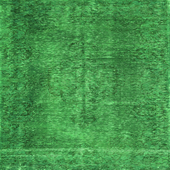 Serging Thickness of Persian Green Traditional Rug, tr2469grn