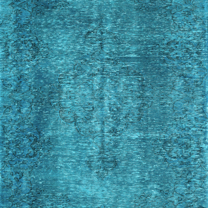 Machine Washable Persian Light Blue Traditional Rug, wshtr2469lblu