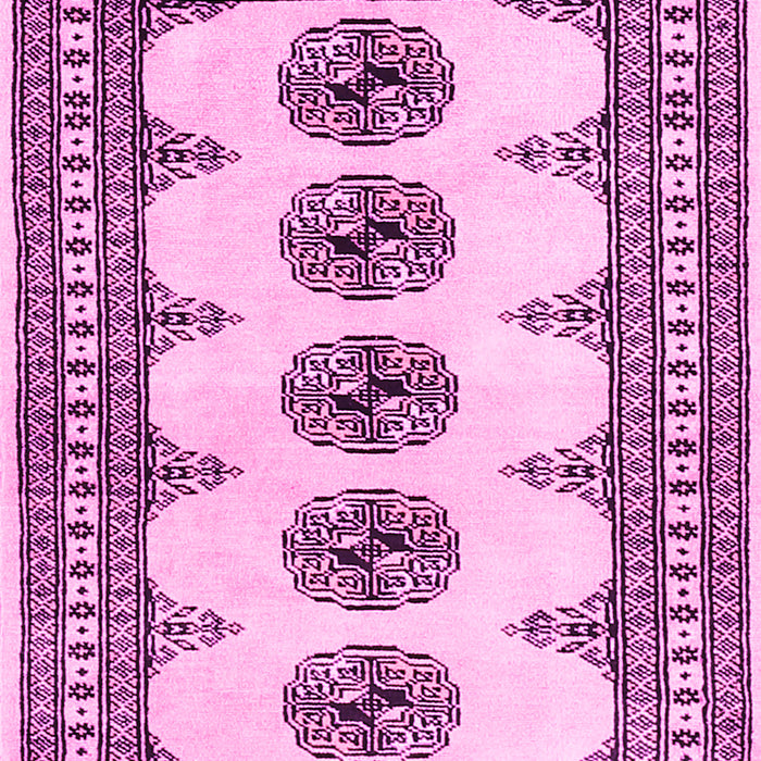 Machine Washable Persian Pink Traditional Rug, wshtr246pnk