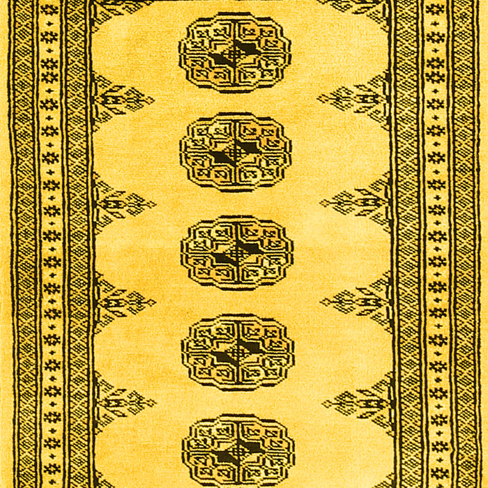 Machine Washable Persian Yellow Traditional Rug, wshtr246yw