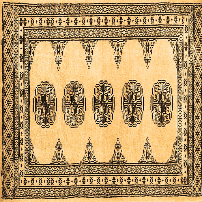 Square Persian Brown Traditional Rug, tr246brn