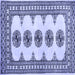 Square Persian Blue Traditional Rug, tr246blu