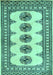 Machine Washable Persian Turquoise Traditional Area Rugs, wshtr246turq