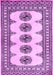 Machine Washable Persian Purple Traditional Area Rugs, wshtr246pur