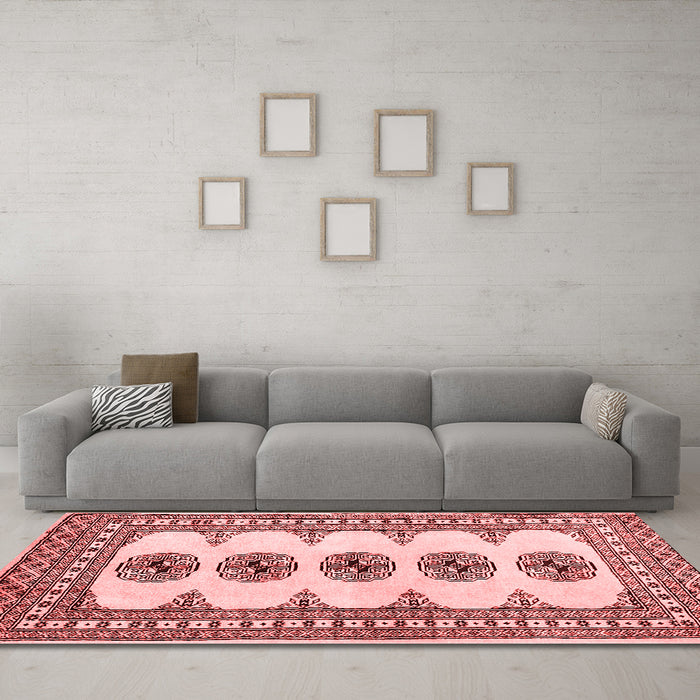 Traditional Red Washable Rugs