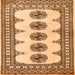 Serging Thickness of Persian Orange Traditional Rug, tr246org