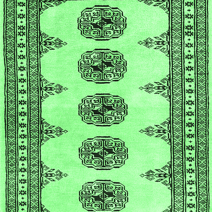 Machine Washable Persian Emerald Green Traditional Area Rugs, wshtr246emgrn