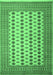 Machine Washable Persian Emerald Green Traditional Area Rugs, wshtr2470emgrn