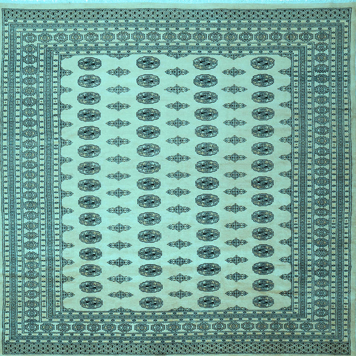 Square Persian Light Blue Traditional Rug, tr2470lblu