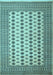 Machine Washable Persian Light Blue Traditional Rug, wshtr2470lblu