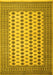 Machine Washable Persian Yellow Traditional Rug, wshtr2470yw