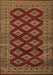 Machine Washable Persian Brown Traditional Rug, wshtr2471brn