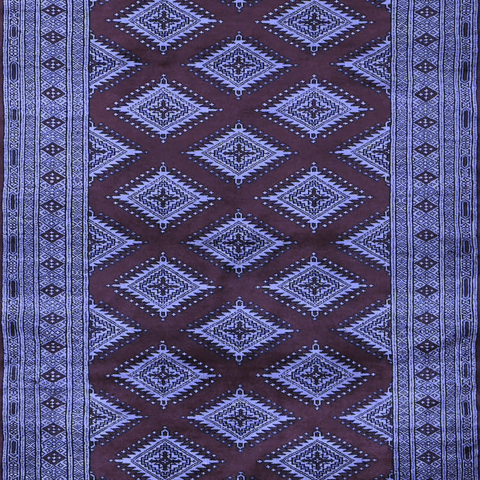 Machine Washable Persian Blue Traditional Rug, wshtr2471blu