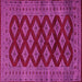 Square Persian Pink Traditional Rug, tr2471pnk