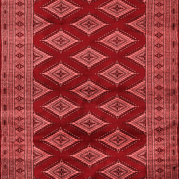 Machine Washable Persian Red Traditional Rug, wshtr2471red