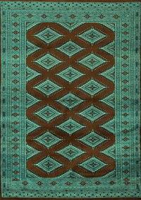 Persian Turquoise Traditional Rug, tr2471turq