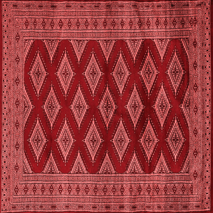 Machine Washable Persian Red Traditional Rug, wshtr2471red