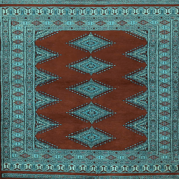 Square Machine Washable Persian Light Blue Traditional Rug, wshtr2472lblu