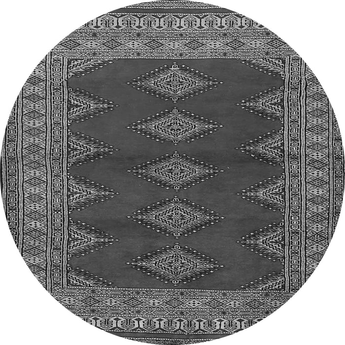 Machine Washable Persian Gray Traditional Rug, wshtr2472gry