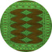 Machine Washable Persian Green Traditional Area Rugs, wshtr2472grn