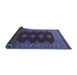 Sideview of Persian Blue Traditional Rug, tr2472blu