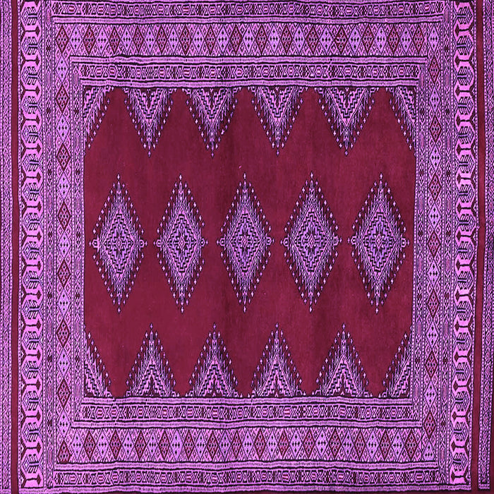 Square Machine Washable Persian Purple Traditional Area Rugs, wshtr2472pur