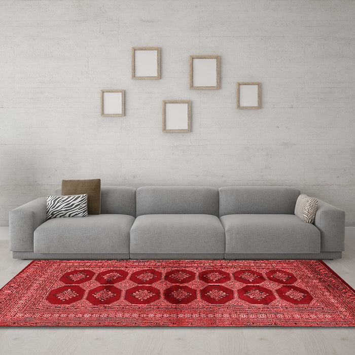 Traditional Red Washable Rugs