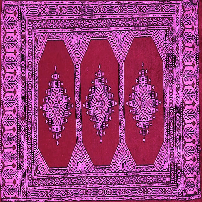 Square Persian Pink Traditional Rug, tr2474pnk