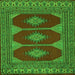 Serging Thickness of Persian Green Traditional Rug, tr2474grn