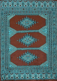 Persian Light Blue Traditional Rug, tr2474lblu