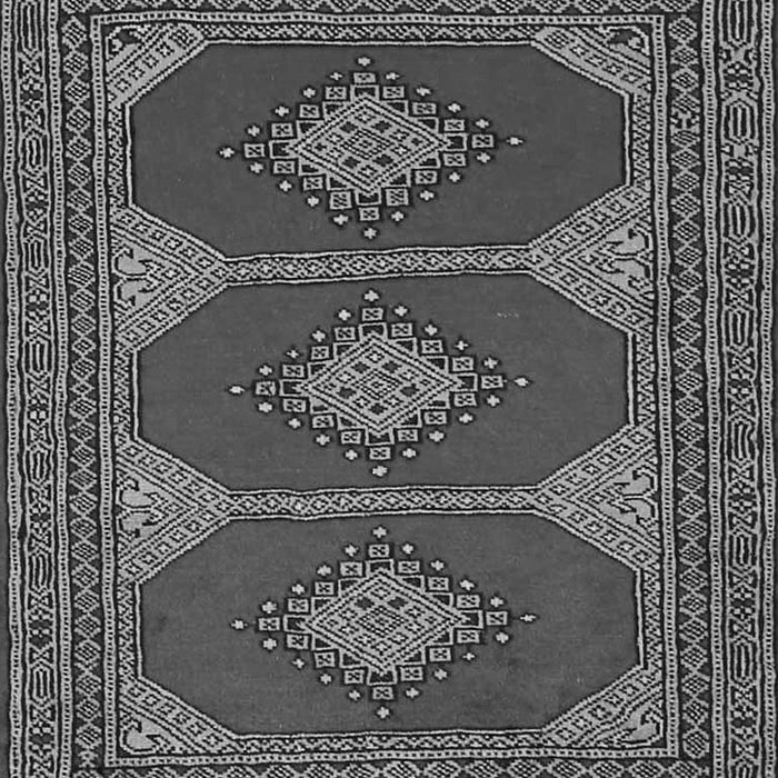 Serging Thickness of Machine Washable Persian Gray Traditional Rug, wshtr2474gry