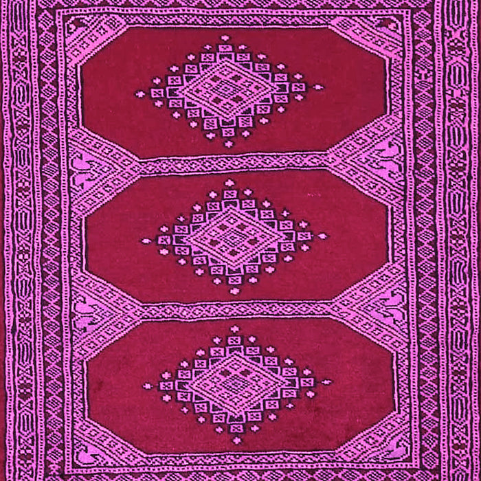Machine Washable Persian Pink Traditional Rug, wshtr2474pnk