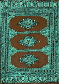 Persian Turquoise Traditional Rug, tr2474turq