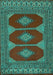 Persian Turquoise Traditional Rug, tr2474turq