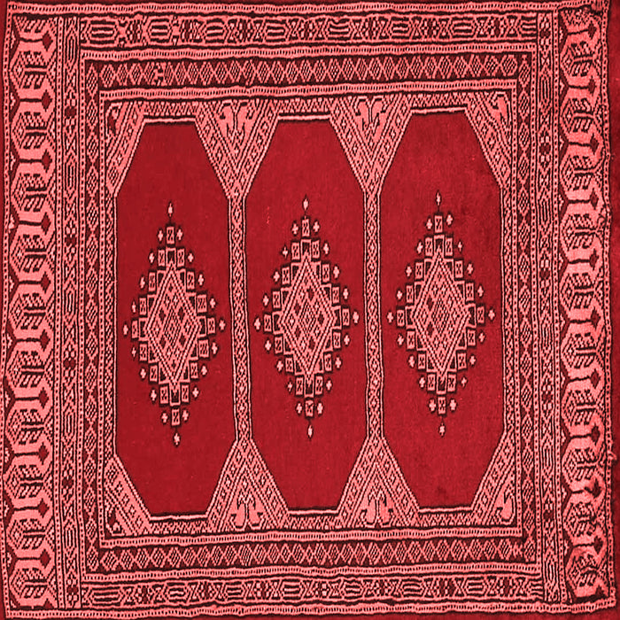 Machine Washable Persian Red Traditional Rug, wshtr2474red