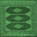 Square Persian Emerald Green Traditional Rug, tr2474emgrn