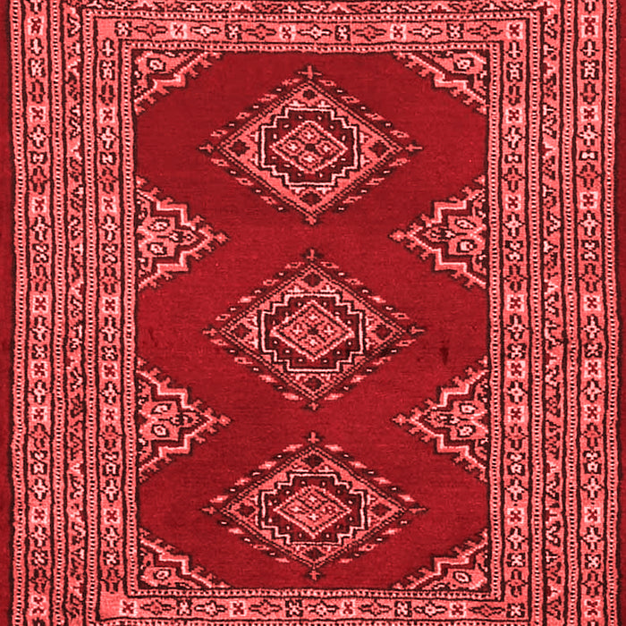 Machine Washable Persian Red Traditional Rug, wshtr2475red