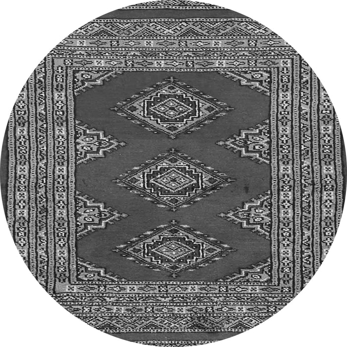 Machine Washable Persian Gray Traditional Rug, wshtr2475gry