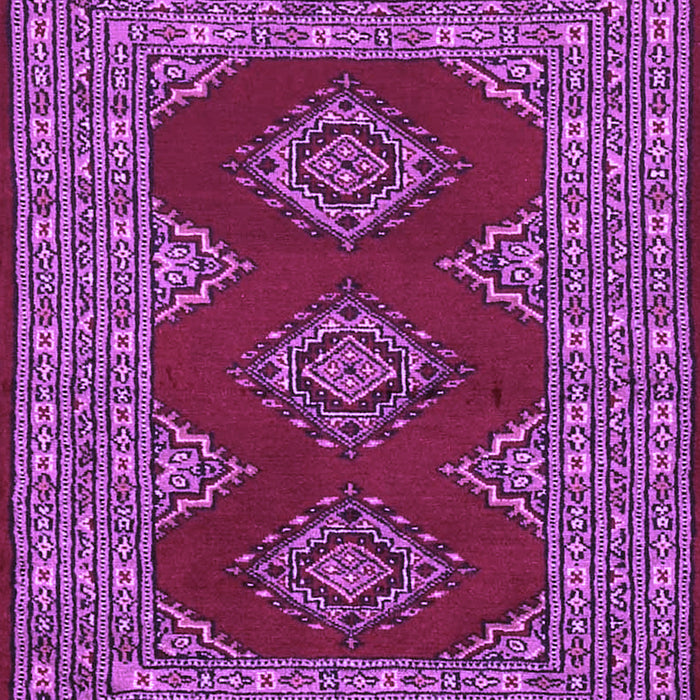 Machine Washable Persian Purple Traditional Area Rugs, wshtr2475pur