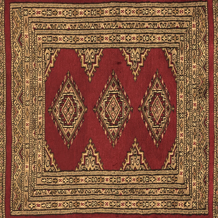 Square Persian Brown Traditional Rug, tr2475brn