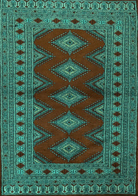 Persian Turquoise Traditional Rug, tr2476turq