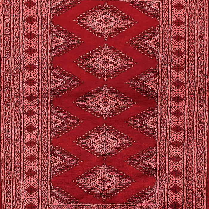 Machine Washable Persian Red Traditional Rug, wshtr2476red