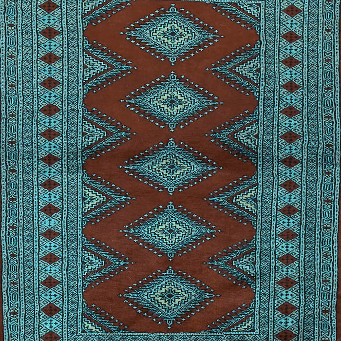 Machine Washable Persian Light Blue Traditional Rug, wshtr2476lblu