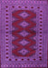Machine Washable Persian Purple Traditional Area Rugs, wshtr2476pur