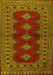 Machine Washable Persian Yellow Traditional Rug, wshtr2476yw