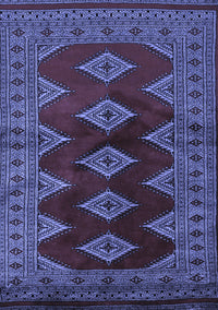 Southwestern Blue Country Rug, tr2477blu