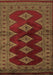 Southwestern Brown Country Rug, tr2477brn