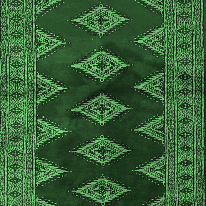 Southwestern Emerald Green Country Rug, tr2477emgrn
