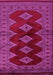 Southwestern Pink Country Rug, tr2477pnk