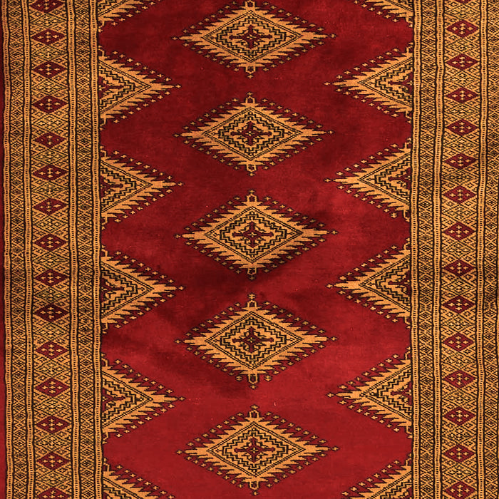 Southwestern Orange Country Rug, tr2477org